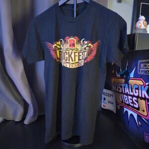 Rockfest 2017 T-Shirt Tultex Small 25th Anniversary Concert Band Tour Tee